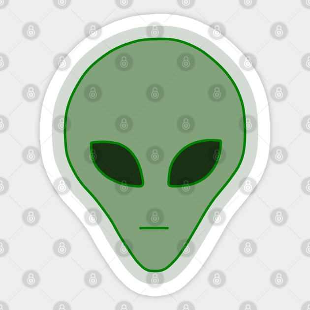 alien Sticker by amenij